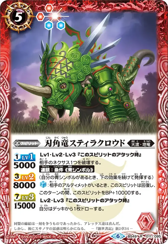 刃角竜スティラクロウド