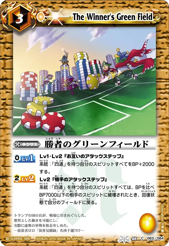 勝者のグリーンフィールド