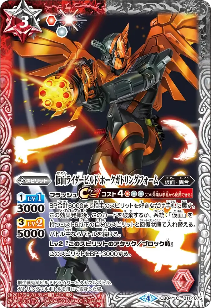 仮面ライダービルド ホークガトリングフォーム
