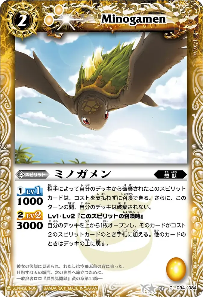 ミノガメン