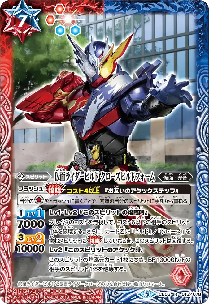 仮面ライダービルド クローズビルドフォーム