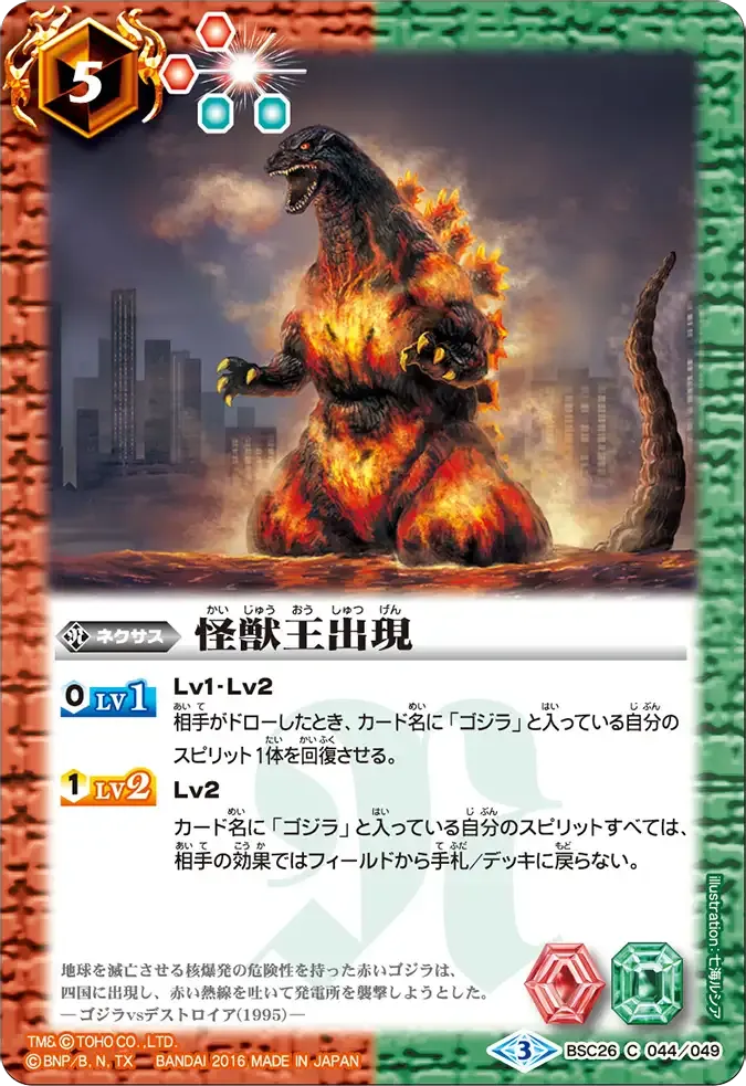 怪獣王出現
