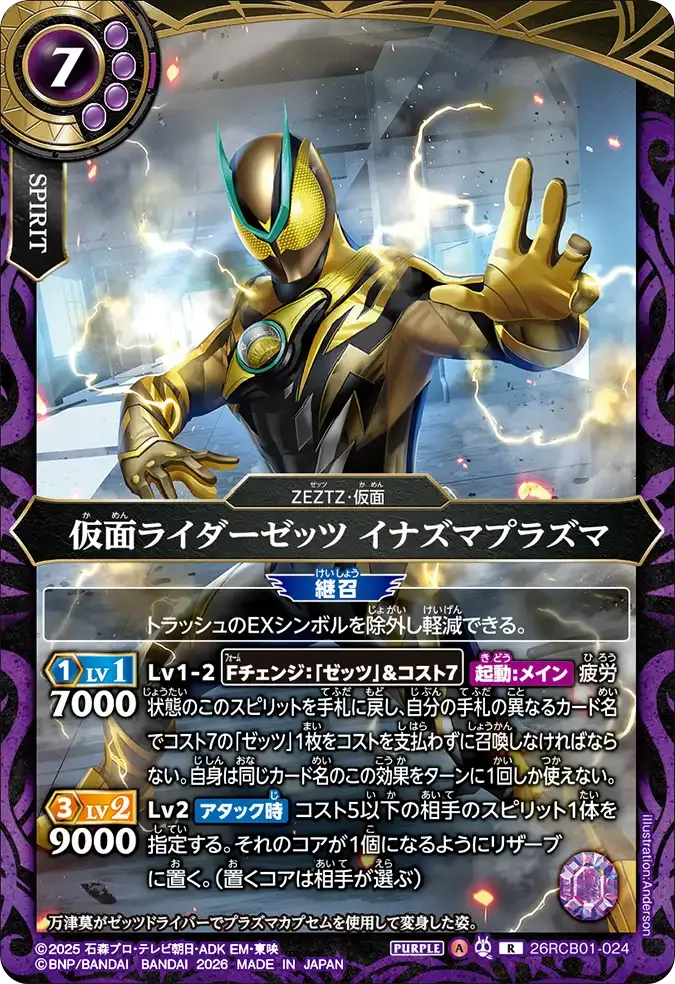 仮面ライダーゼッツ イナズマプラズマ