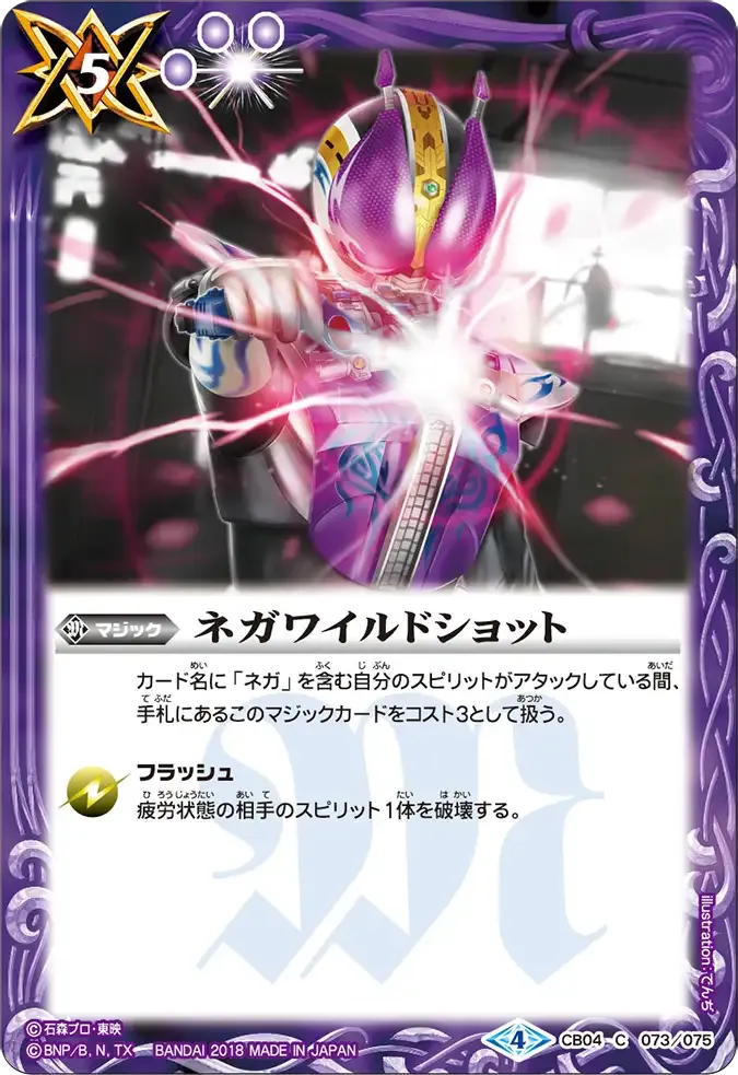 ネガワイルドショット