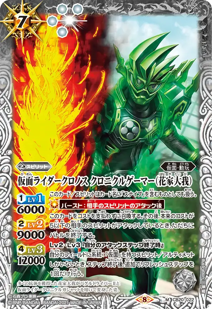 仮面ライダークロノス クロニクルゲーマー（花家大我）