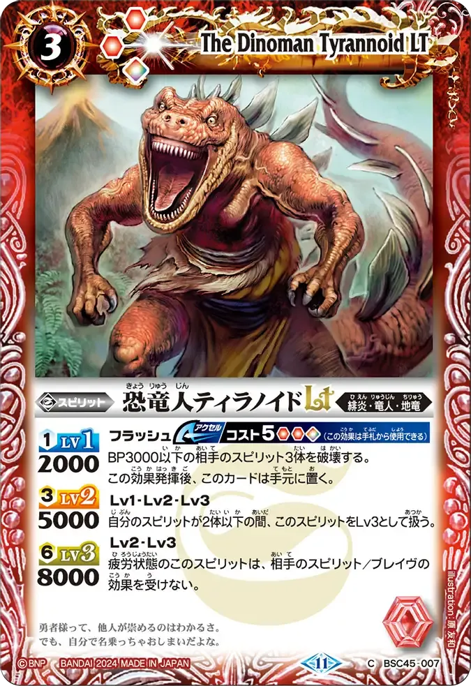 恐竜人ティラノイドLT