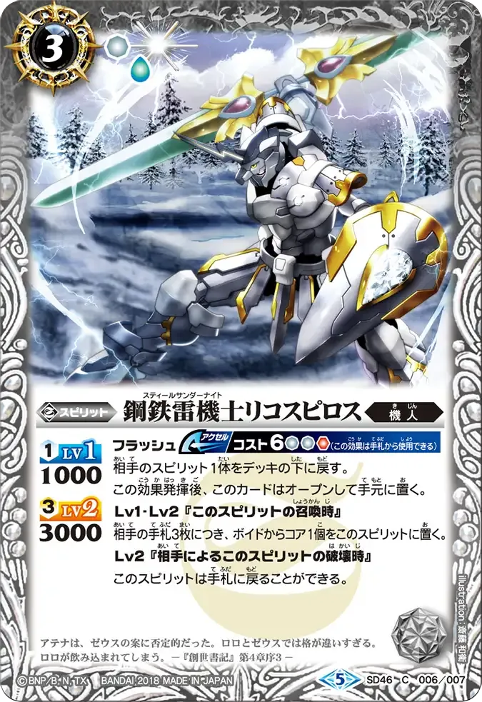 鋼鉄雷機士リコスピロス