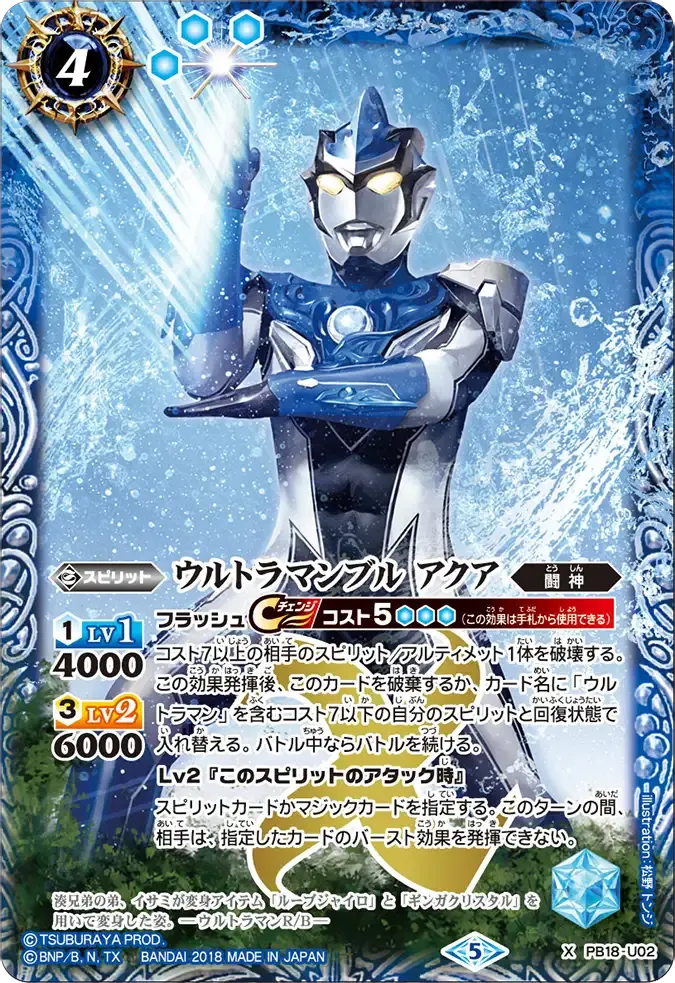 ウルトラマンブル アクア