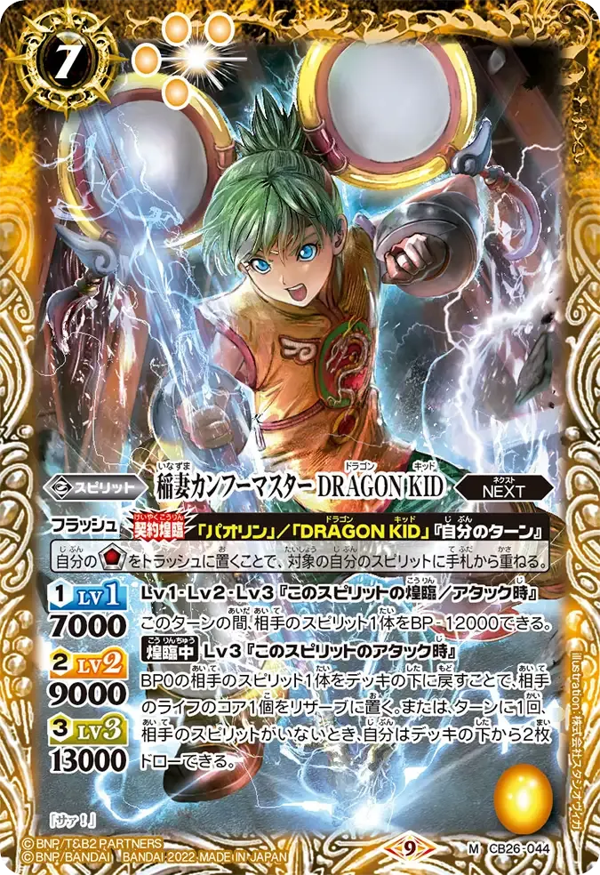 稲妻カンフーマスター DRAGON KID