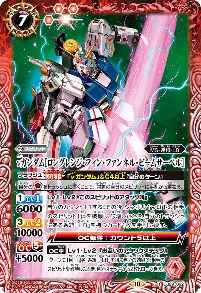 νガンダム[ロングレンジ・フィン・ファンネル・ビームサーベル]