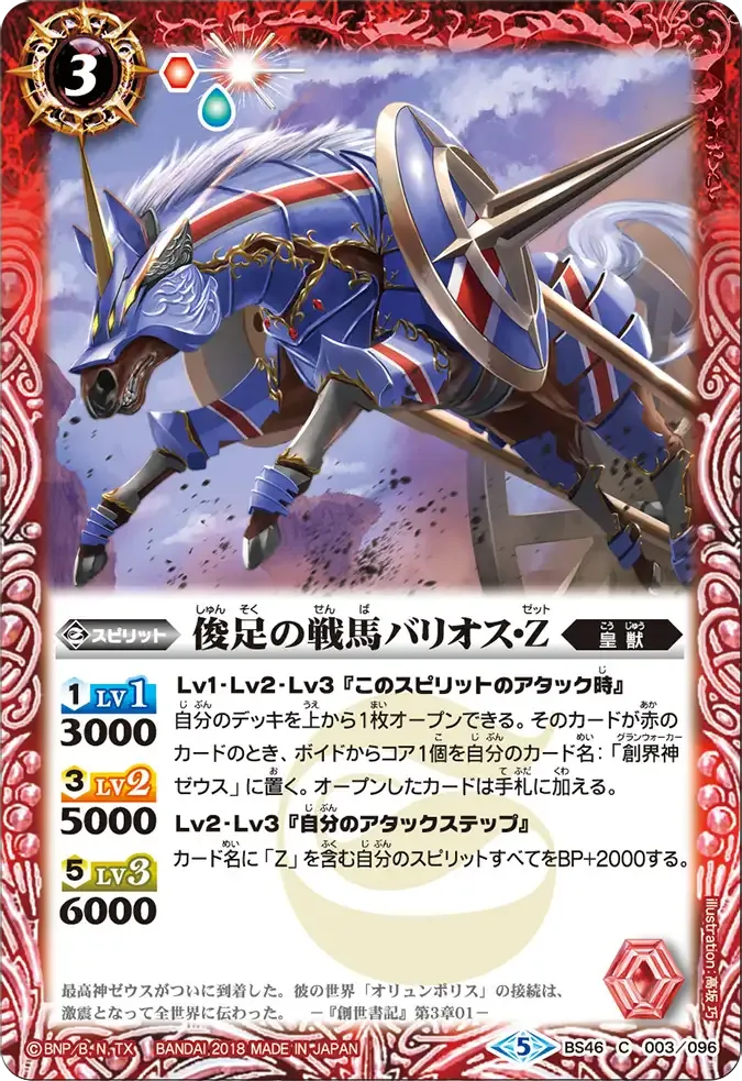俊足の戦馬バリオス・Z