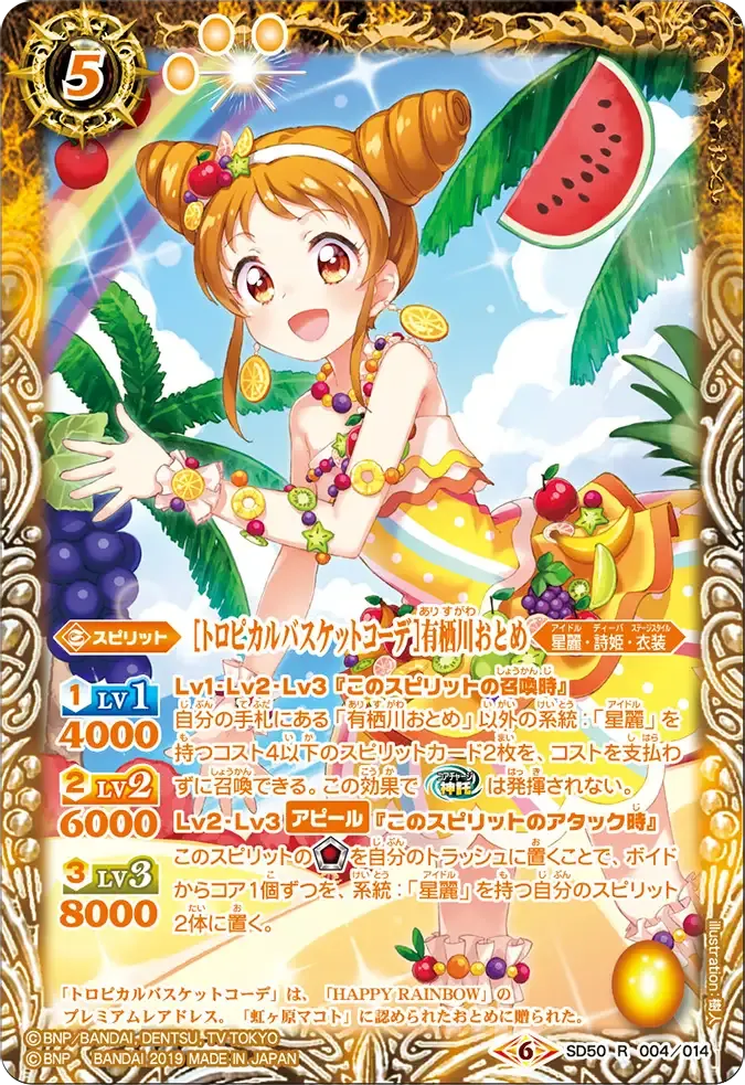 [トロピカルバスケットコーデ]有栖川おとめ