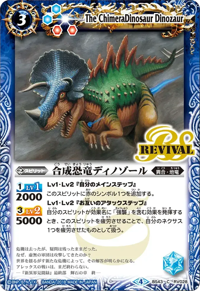合成恐竜ディノゾール