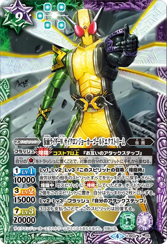 仮面ライダーW サイクロンジョーカーゴールドエクストリーム
