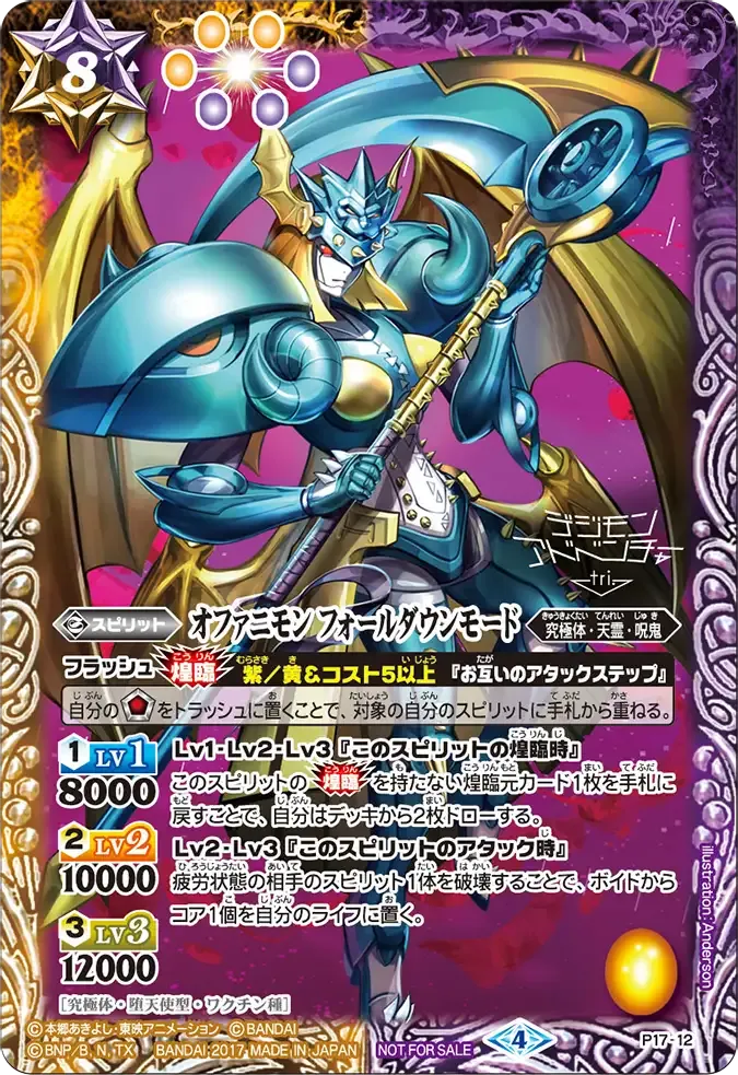 オファニモン フォールダウンモード