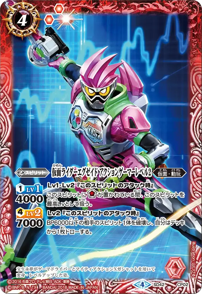 仮面ライダーエグゼイド アクションゲーマーレベル2