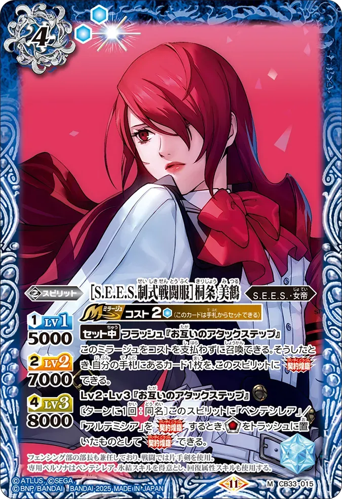 ［S.E.E.S.制式戦闘服］桐条 美鶴