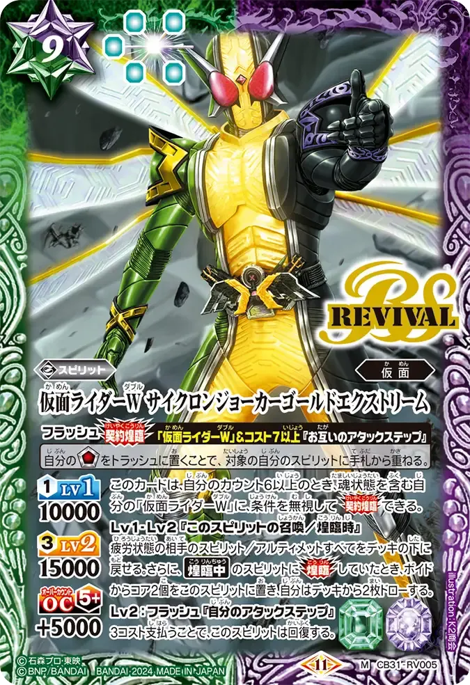 仮面ライダーW サイクロンジョーカーゴールドエクストリーム
