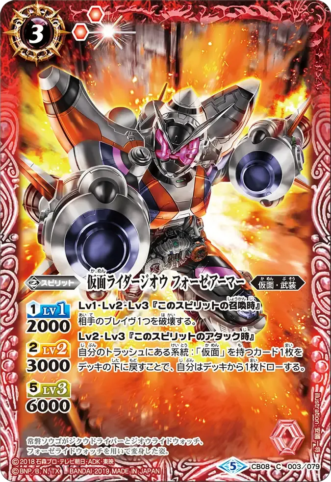 仮面ライダージオウ フォーゼアーマー