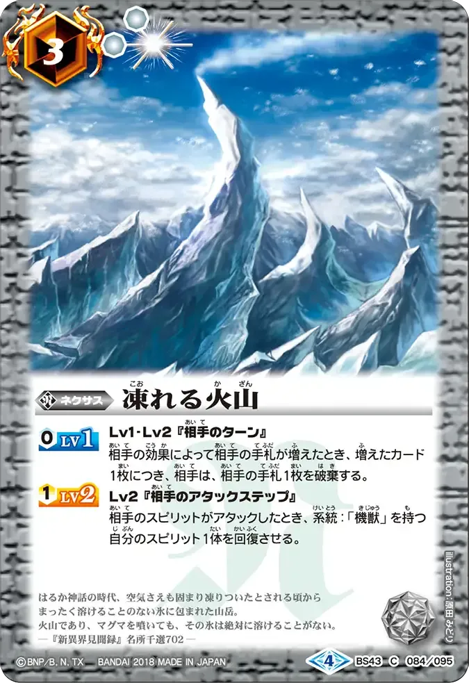 凍れる火山