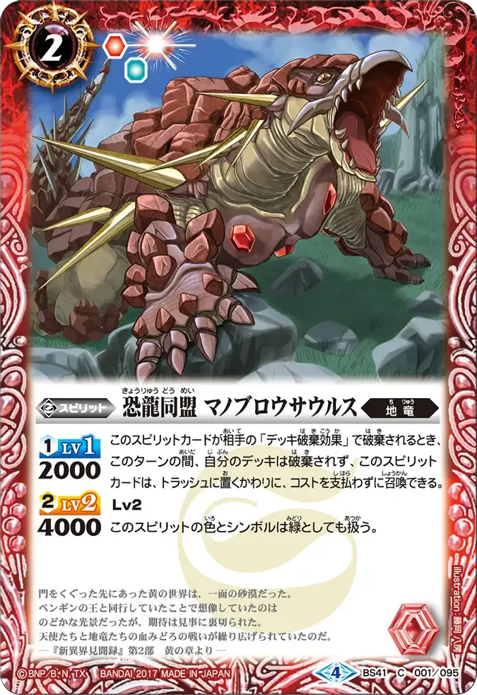恐龍同盟 マノブロウサウルス