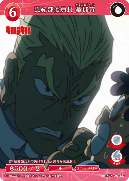 風紀部委員長 蟇郡苛