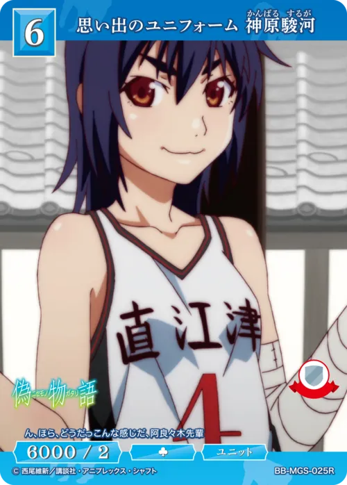 思い出のユニフォーム 神原駿河