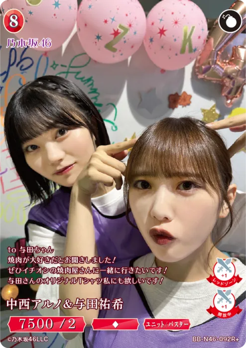 中西アルノ＆与田祐希