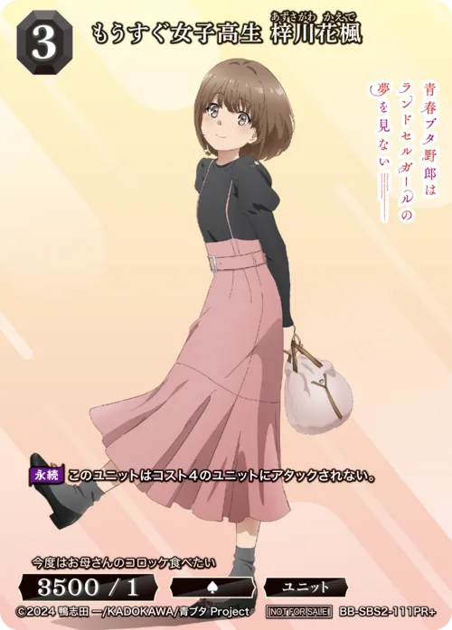 もうすぐ女子高生 梓川花楓