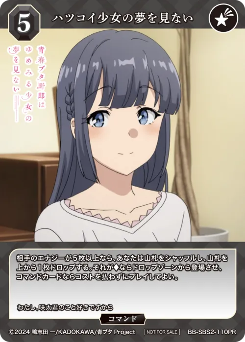 ハツコイ少女の夢を見ない