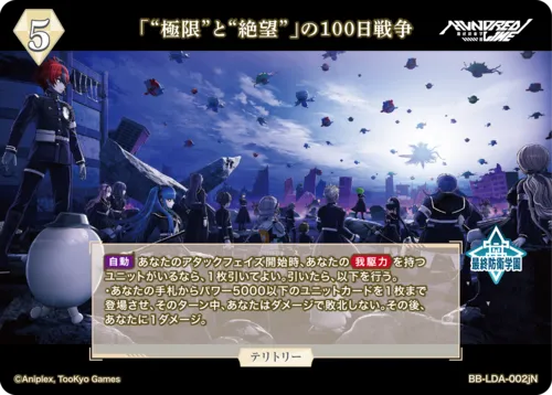 「“極限”と“絶望”」の100日戦争 (表)