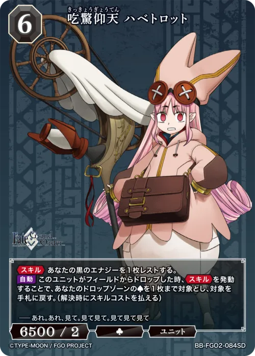 吃驚仰天 ハベトロット