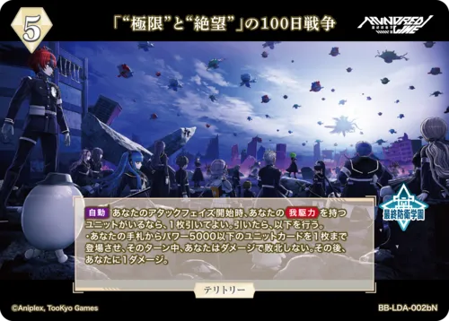 「“極限”と“絶望”」の100日戦争 (表)