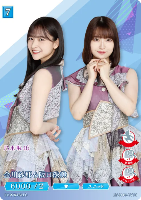 金川紗耶＆阪口珠美