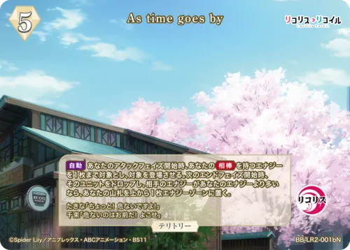 As time goes by (表)