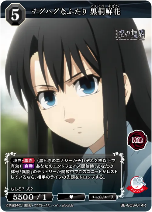 チグハグなふたり 黒桐鮮花