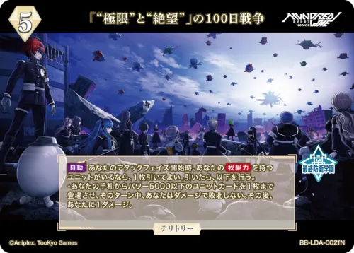 「“極限”と“絶望”」の100日戦争 (表)