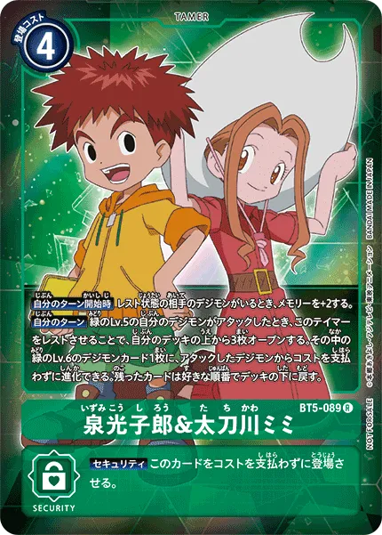 泉光子郎＆太刀川ミミ