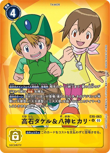 高石タケル＆八神ヒカリ