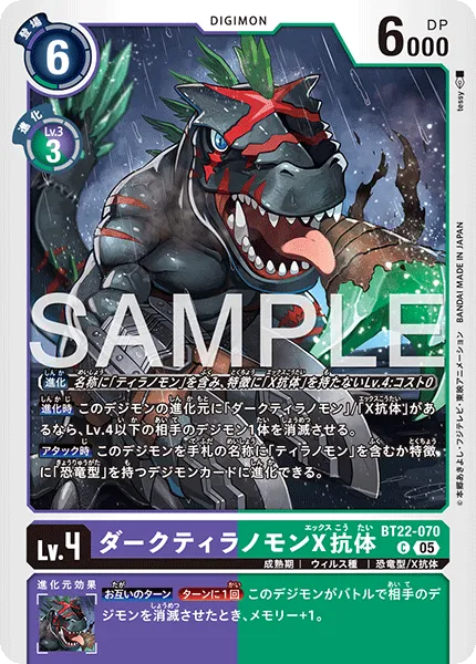 ダークティラノモンX抗体