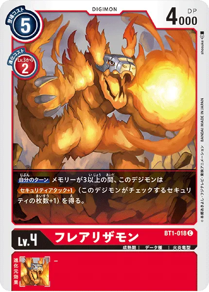 フレアリザモン