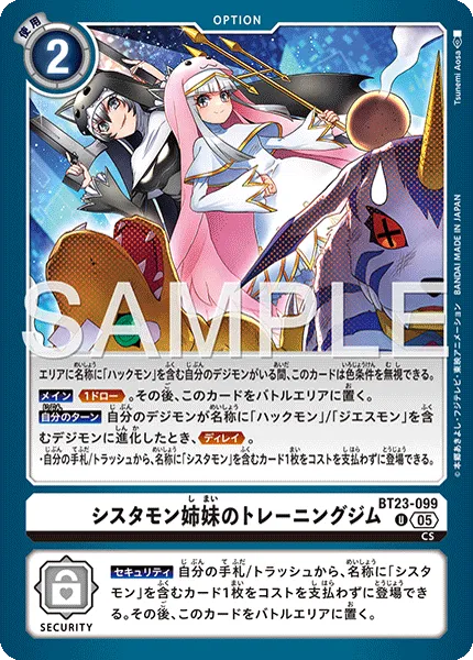 シスタモン姉妹のトレーニングジム