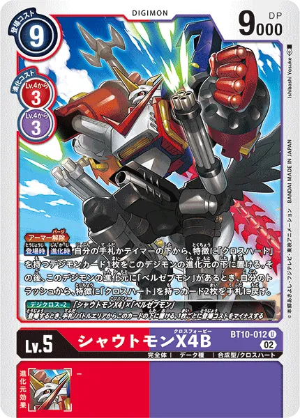 シャウトモンX4B