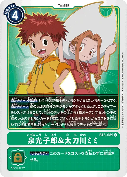 泉光子郎＆太刀川ミミ