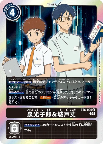 泉光子郎＆城戸丈