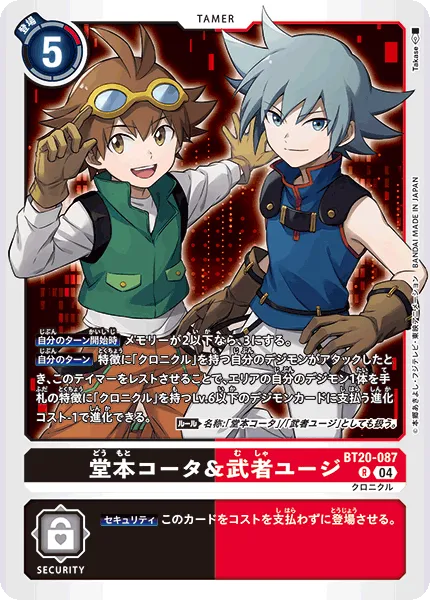 堂本コータ＆武者ユージ