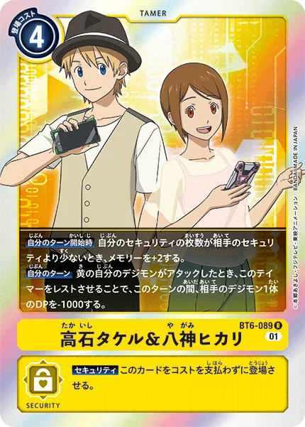 高石タケル&八神ヒカリ