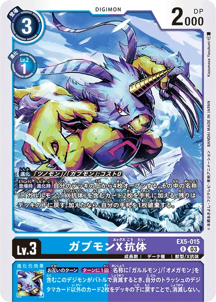 ガブモンX抗体