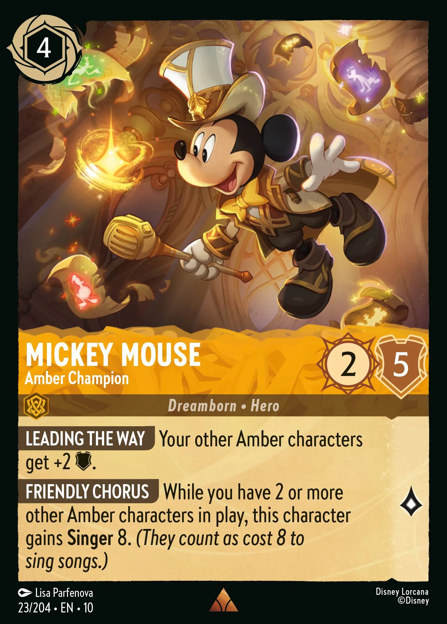 Mickey Mouse - Amber Champion