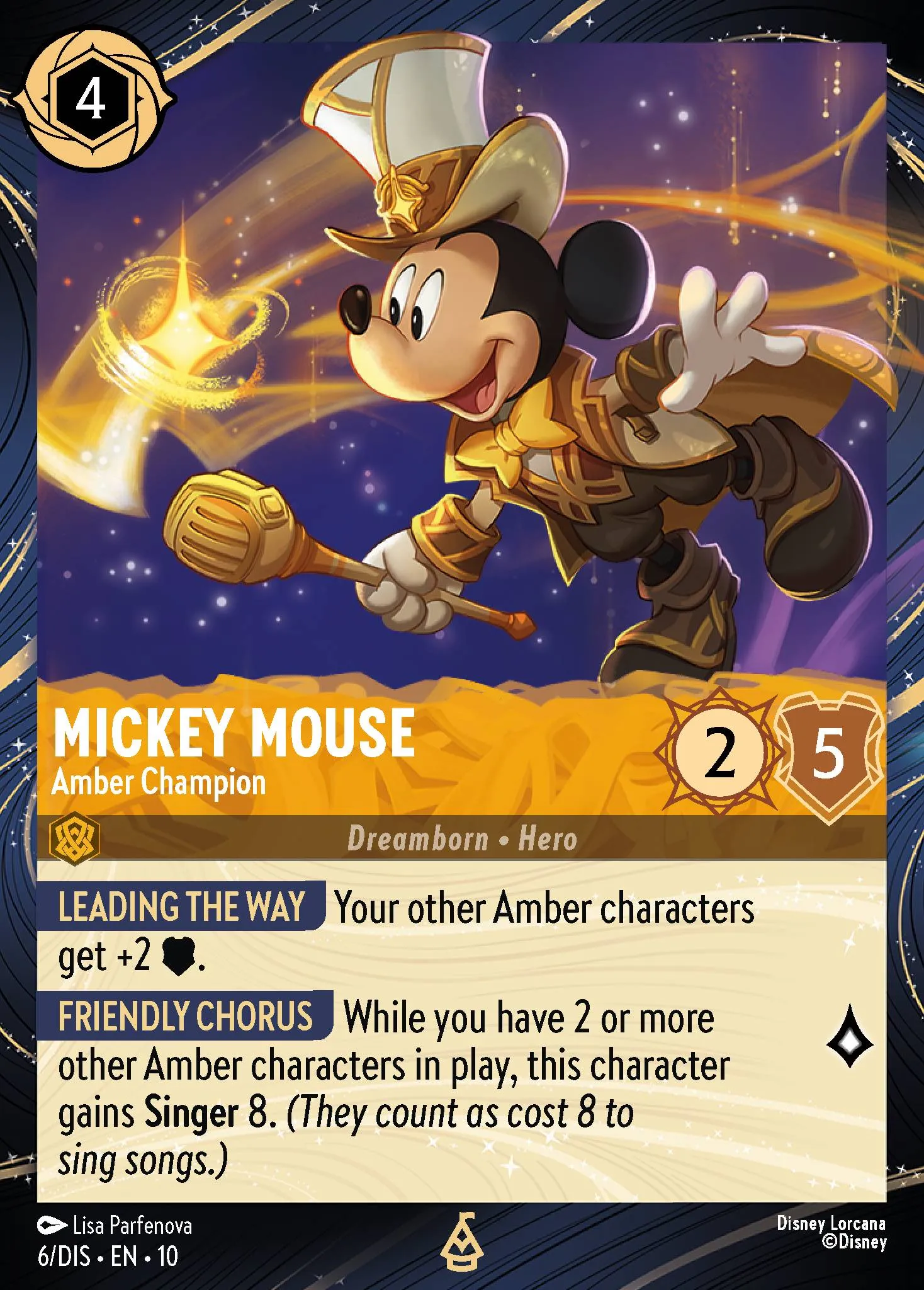Mickey Mouse - Amber Champion